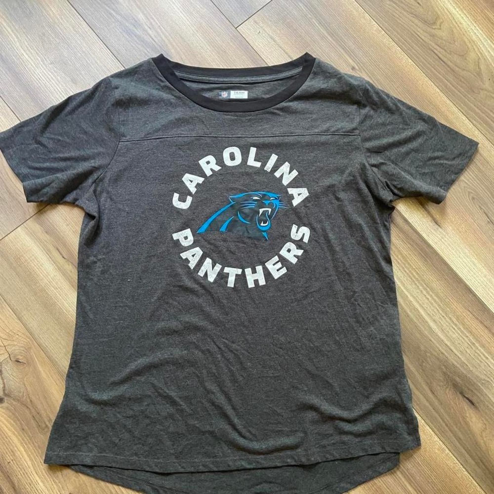 Carolina Panthers‎ grey and blue tshirt #NFL